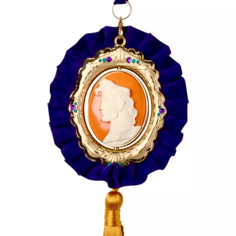 Disney Official Hercules and Megara Spinning Cameo Ornament